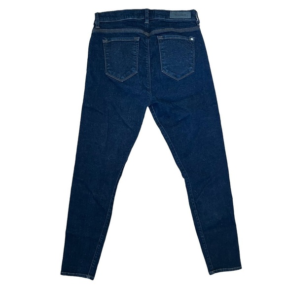 BALDWIN Karlie High Rise Cropped Dark Wash Skinny Jeans 29 - Picture 7 of 8